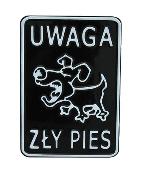 Tablica 15*20CM Uwaga Zły Pies