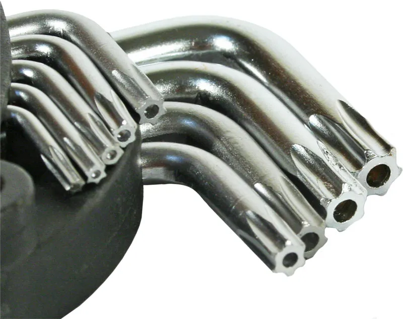 Komplet Kluczy Torx Typ L T10-T50 9 szt. Krótkie EPM