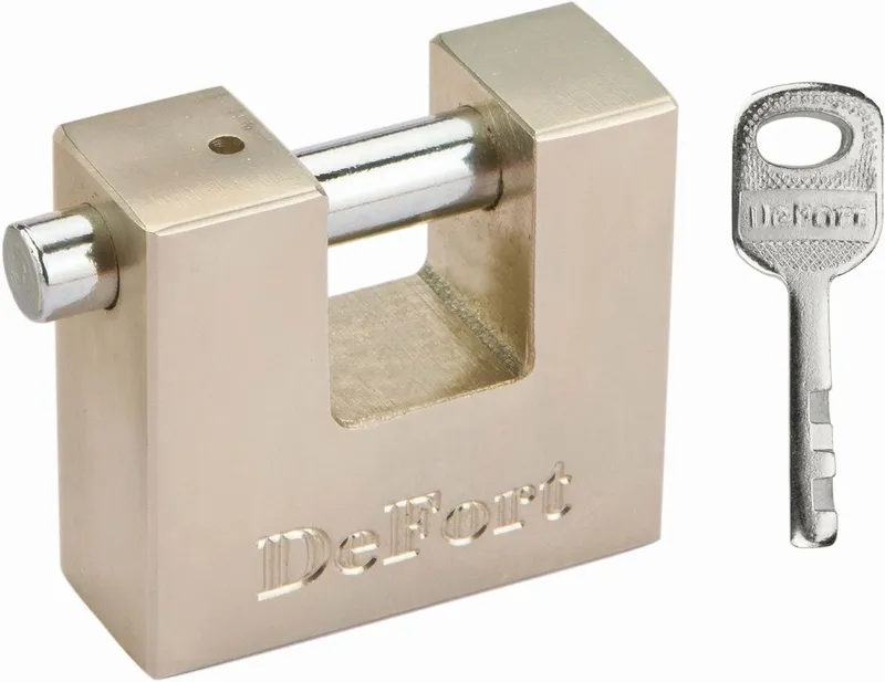 Kłódka Trzpieniowa 3 Klucze 50mm DEFORT