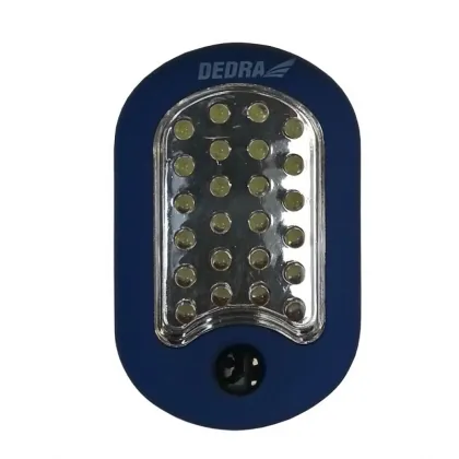 Latarka LED 24 + 3 Owalna Z Bateriami DEDRA