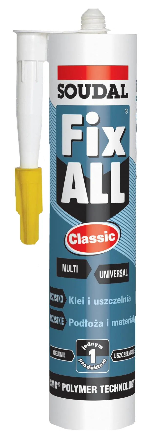 Uszczelniacz Hybrydowy Fix All Flexi 290ml SOUDAL - Biały