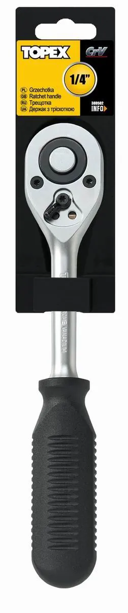 Grzechotka 1/4'' Premium TOPEX