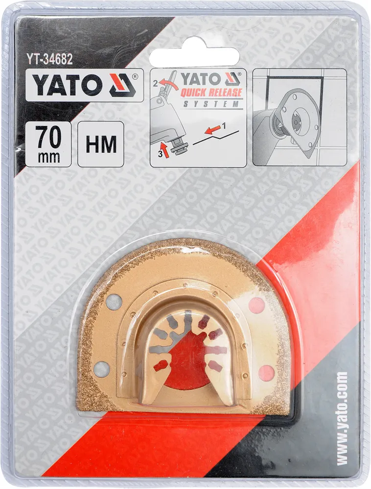 Brzeszczot Okrągły 70mm Do Narzędzia Wielofunkcyjnego HM YATO