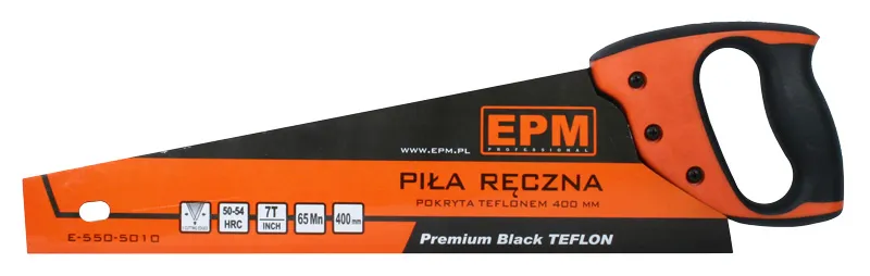 Piła Ręczna Teflonowa 7 Zębów/Cal Premium Black Teflon 450mm EPM