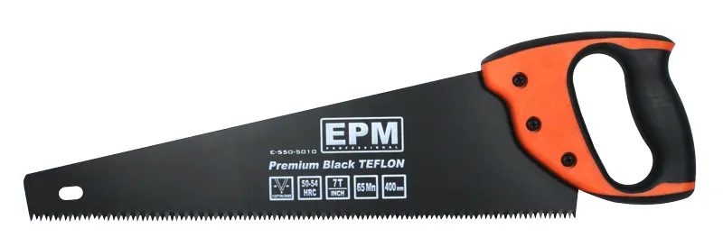 Piła Ręczna Teflonowa 7 Zębów/Cal Premium Black Teflon 450mm EPM