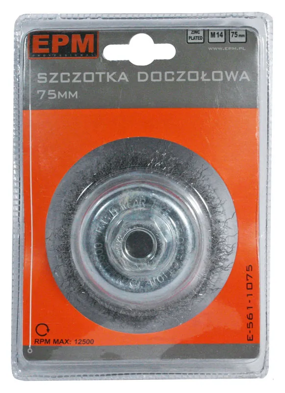 Szczotka Doczołowa 75mm Zn EPM