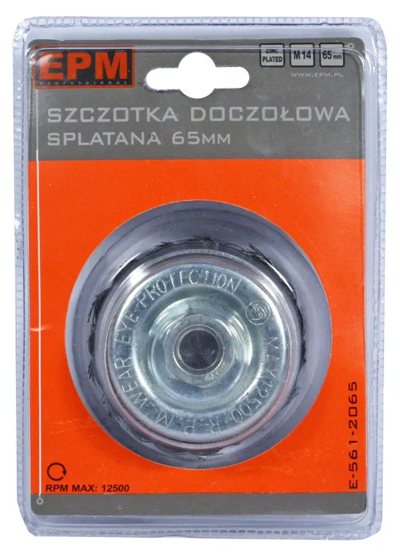 Szczotka Doczołowa Splatana 85mm Zn EPM
