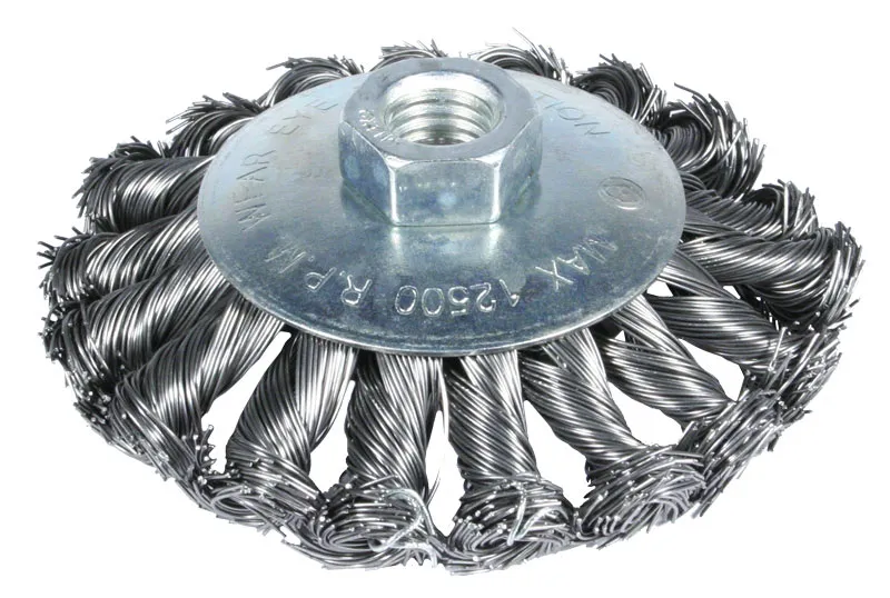 Szczotka Tarczowo Kątowa Splatana 100mm Zn EPM