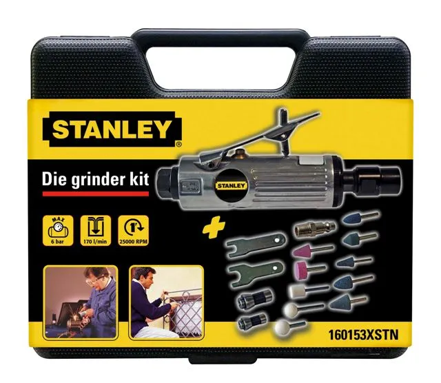 Szlifierka Prosta 6 bar Z Osprzętem STANLEY