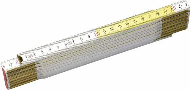 Miara Składana Drewniana 2m (Biało-Żłóta) STANLEY