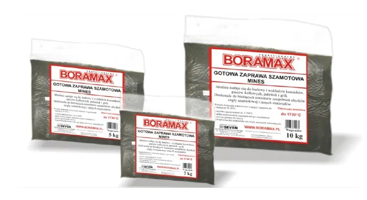 Zaprawa Szamotowa Gotowa 2kg BORAMAX