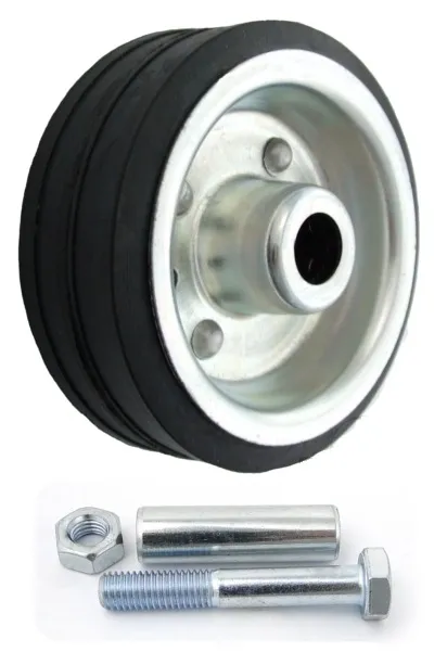 Koło Metal-Guma 80mm Bez Obudowy 2