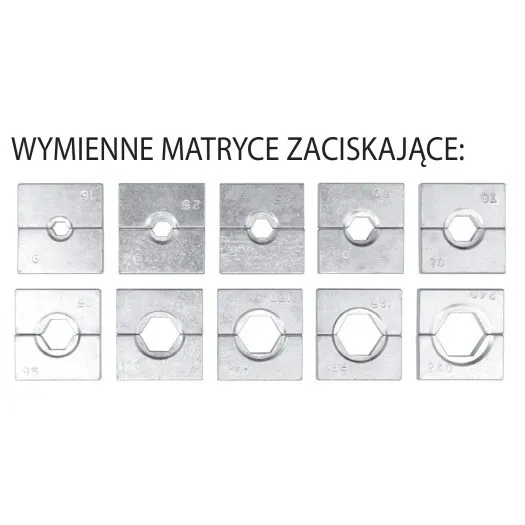 Praska Hydrauliczna, Ręczna Do Zaciskania Końcówek 16*300MM2 YATO