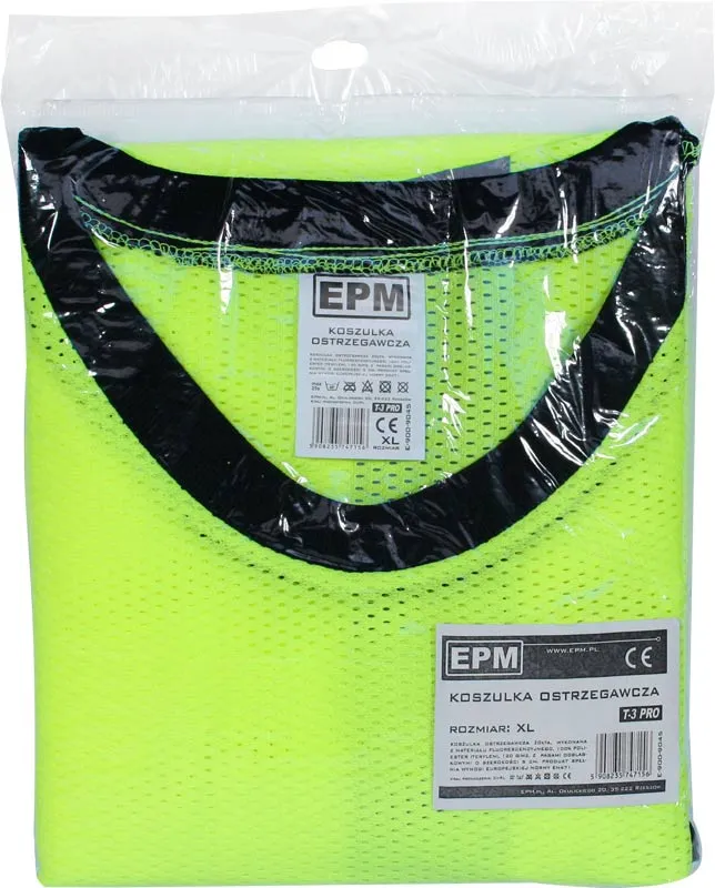 Koszulka Odblaskowa T-3 PRO L EPM - Żółta
