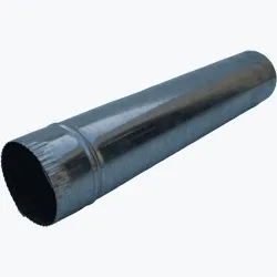 Rura Piecowa 1mb Z Blachy 1mm 160mm - Czarna