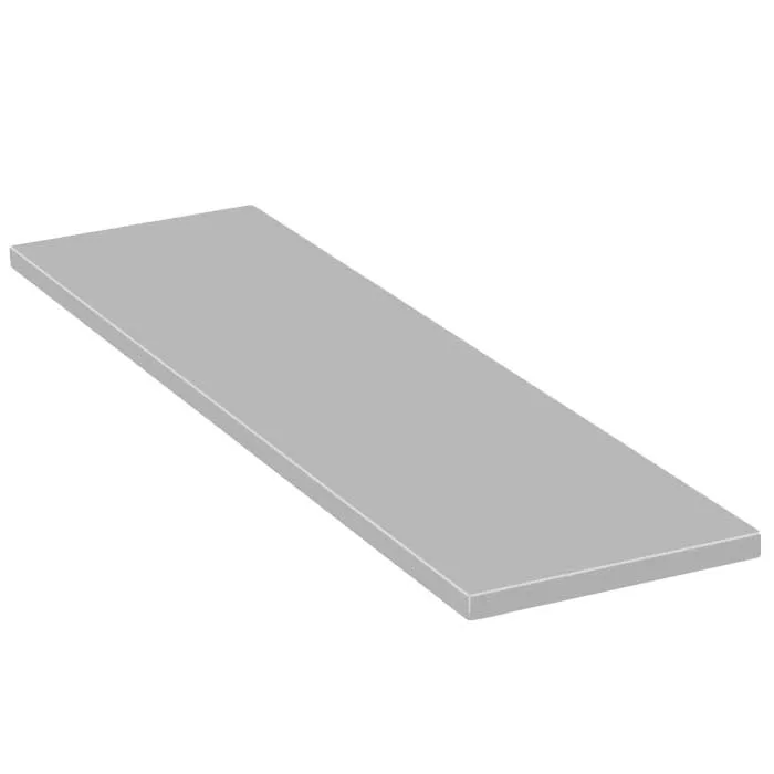 Półka Oklejona 18mm 800x245 BRAKET - Szara