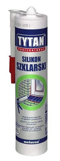 Silikon Szklarski I Akwariowy TYTAN 280ml - Biały