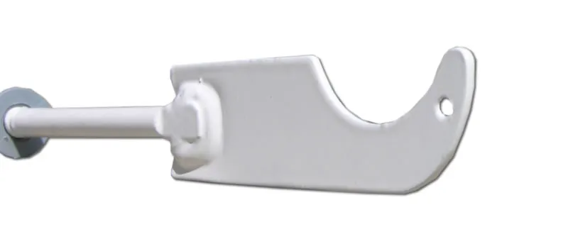 Hak Do Mocowania Grzejnika Prosty 2mm L-100 - Biały