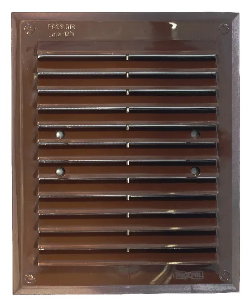 Kratka Wentylacyjna Z Siatką 175*215MM - Brązowa