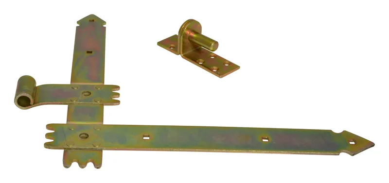 Zawias Drzwiowy Kątowy Ocynkowany 250mm 2 Sztuki