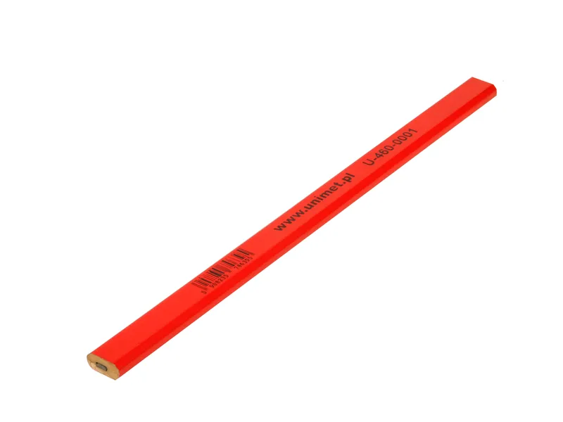 Ołówek Stolarski 24cm - Czerwony