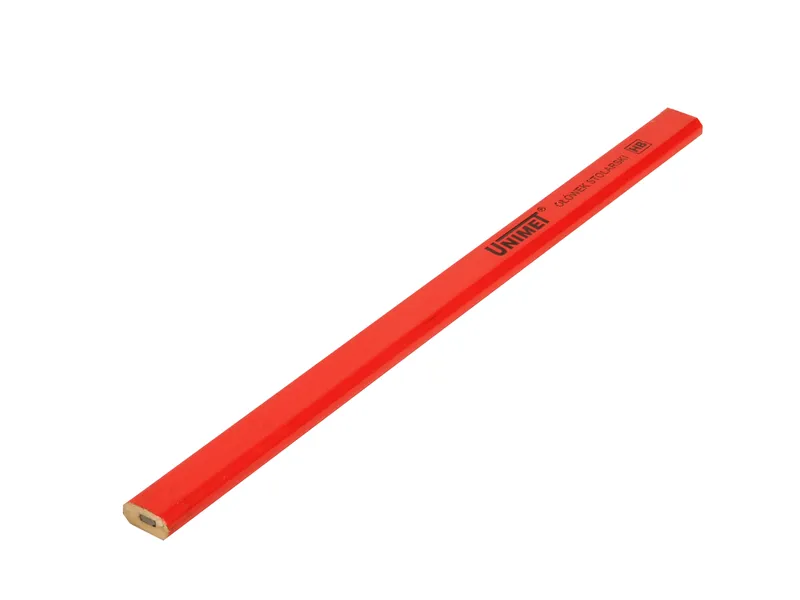 Ołówek Stolarski 24cm - Czerwony