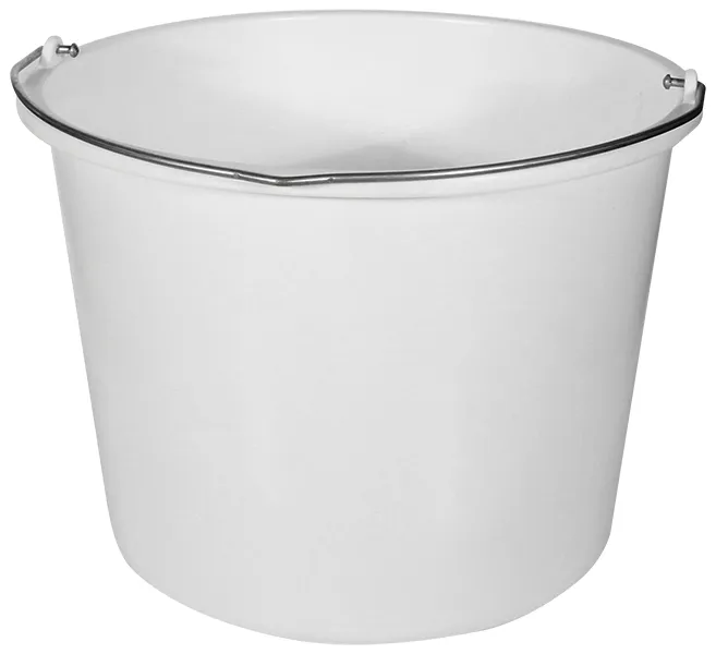 Wiadro Plastikowe 12 Litrów - Białe