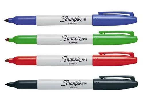 Marker Fine PM-SHARPIE08 - Niebieski