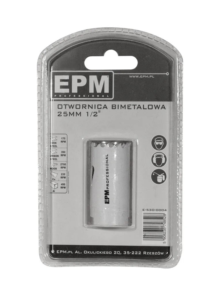 Otwornica Bi-Metalowa 25mm Uchwyt 1/2'' EPM