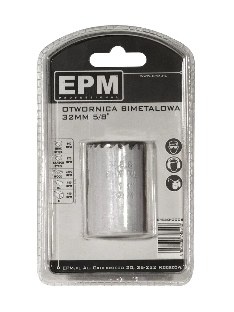Otwornica Bi-Metalowa 32mm Uchwyt 5/8'' EPM