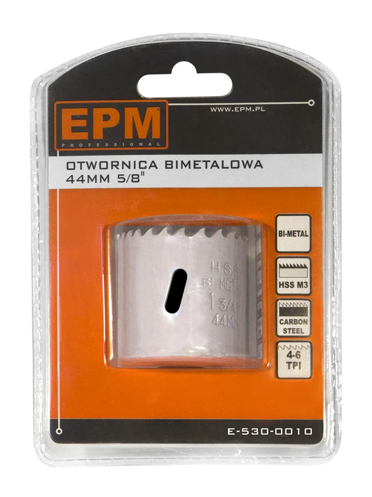 Otwornica Bi-Metalowa 44mm Uchwyt 5/8'' EPM