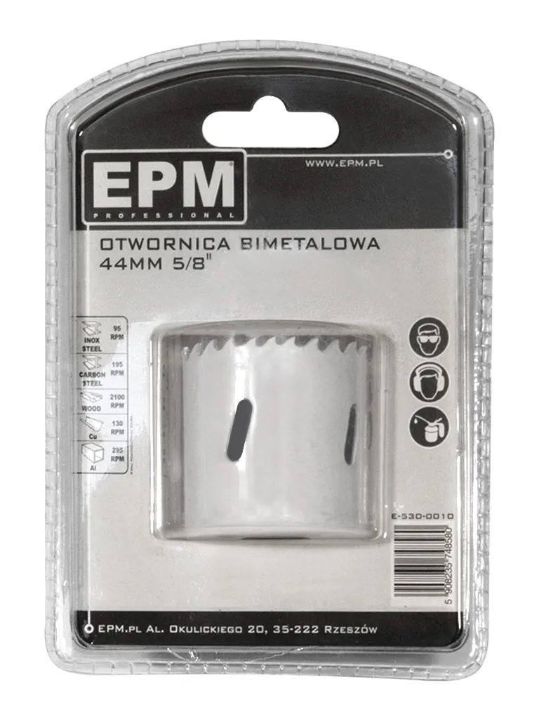 Otwornica Bi-Metalowa 44mm Uchwyt 5/8'' EPM