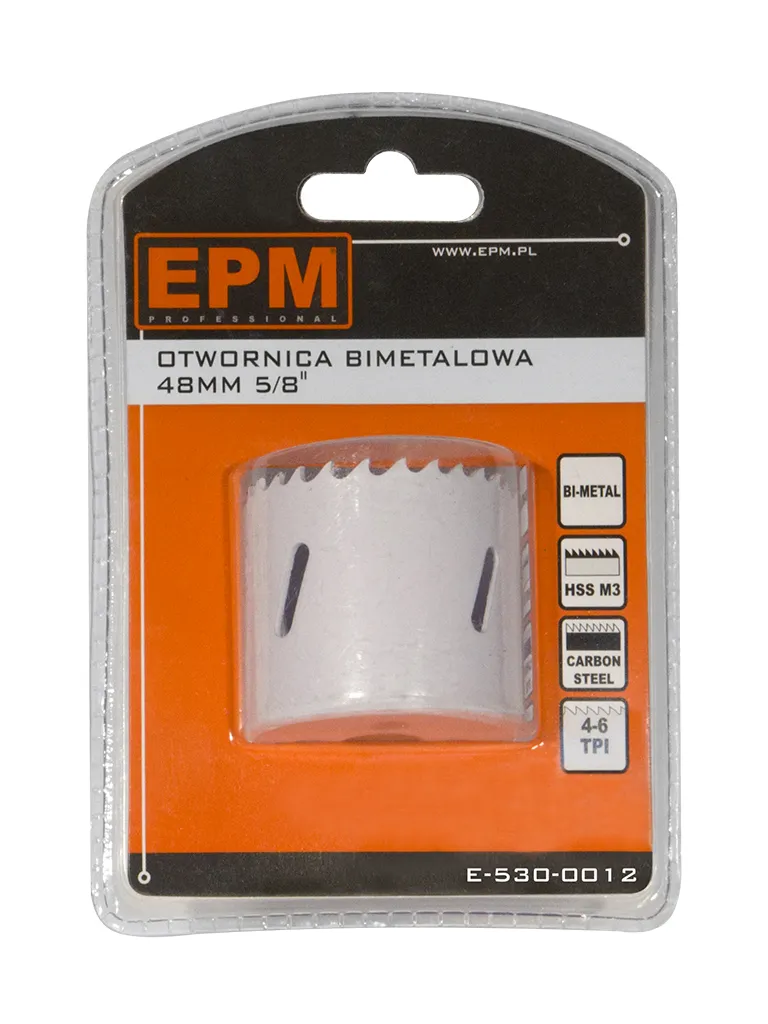 Otwornica Bi-Metalowa 48mm Uchwyt 5/8'' EPM