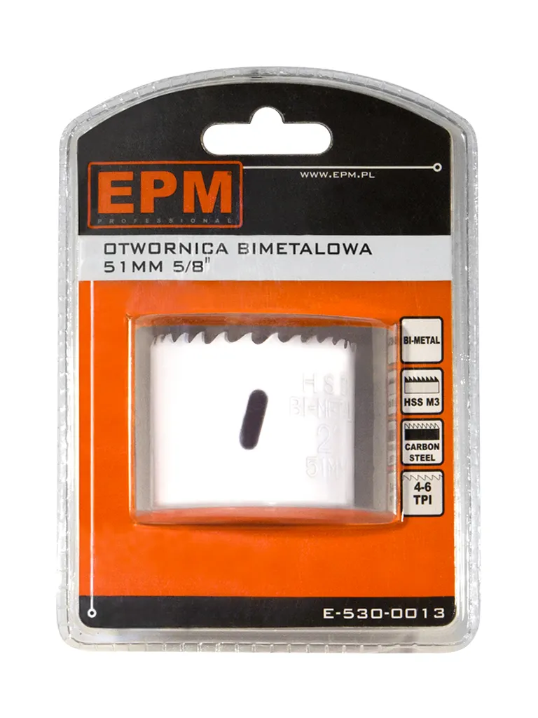 Otwornica Bi-Metalowa 51mm Uchwyt 5/8'' EPM