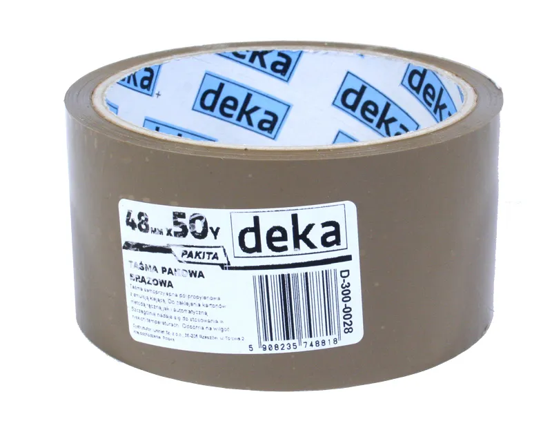Taśma Pakowa Pakita 48MM*50Y DEKA - Brązowa