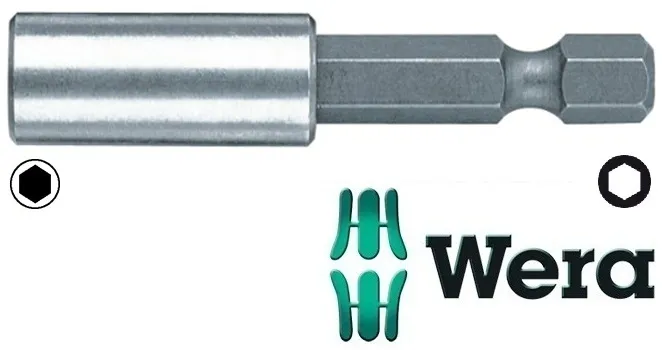 Uchwyt Magnetyczny Ze Stali Nierdzewnej Do Bitów 1/4'' 50mm WERA