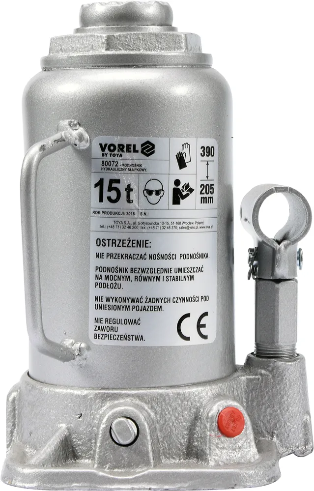 Podnośnik Hydrauliczny Słupkowy 15T VOREL