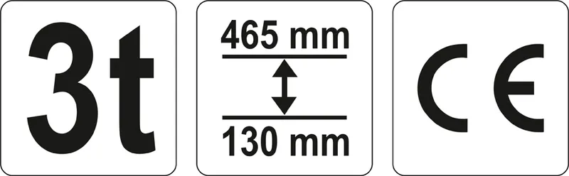 Podnośnik Hydrauliczny Żaba 3T YATO