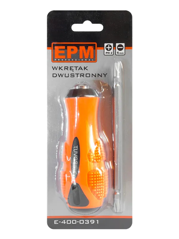 Wkrętak Odwracalny 220mm Z Bitem PH2*6.0MM EPM