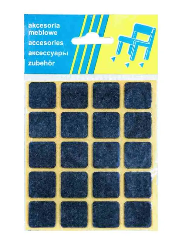 Podkładka Filcowa Blister Biała 20*20MM - 20 szt
