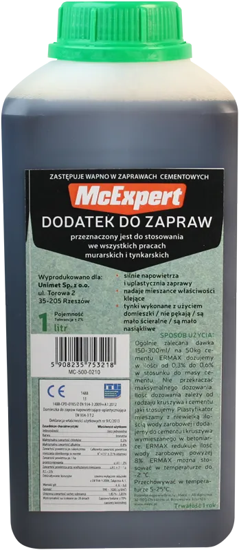 Dodatek Do Zapraw Zastępujący Wapno 1l MC EXPERT