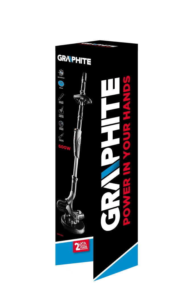 Szlifierka Do Gipsu 600W Tarcza 225 mm Torba GRAPHITE