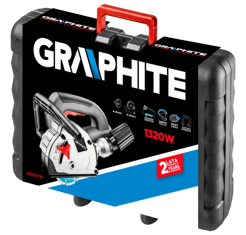 Bruzdownica 125mm 1320W GRAPHITE