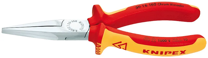 Szczypce Izolowane Płaskie Wydłużone 160mm KNIPEX