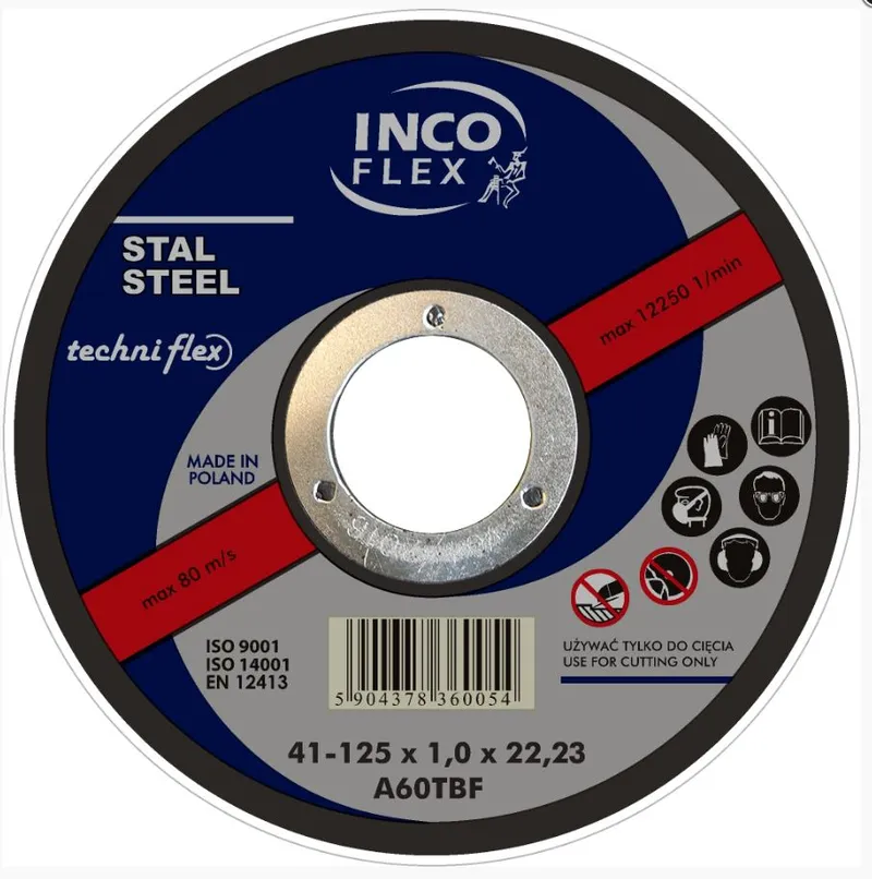 Tarcza Płaska T1A 115*1.6*22 TECHNIFLEX
