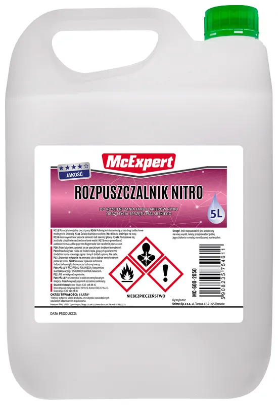 Rozpuszczalnik Nitro DC 5l MC EXPERT