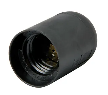 Oprawka Plastikowa E27 ENEXT - Czarna