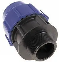 PE-Złączka Zacisk 25x1 Gwint Zewnętrzny WAVI-033666 WAVIN