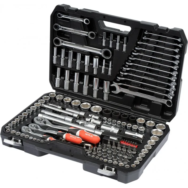 Zestaw Narzędziowy XXL 1/4'', 3/8'', 1/2'' 150 szt. YATO