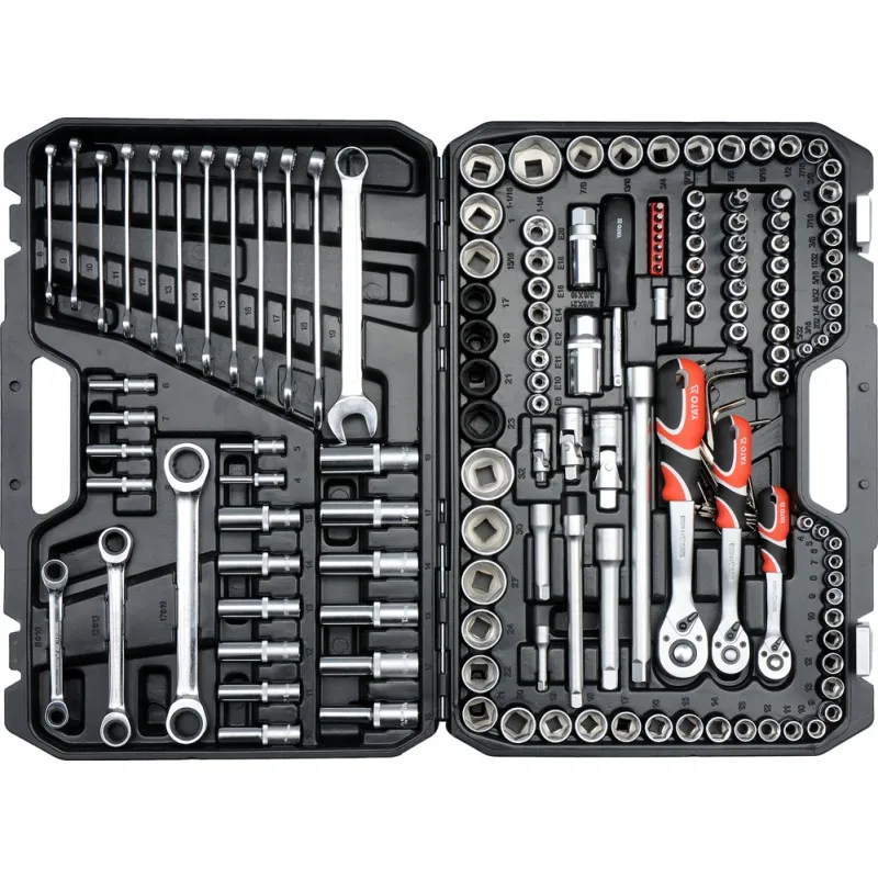 Zestaw Narzędziowy XXL 1/4'', 3/8'', 1/2'' 150 szt. YATO